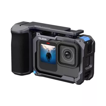 Telesin StreetGrip kit for GoPro Hero 9–13 with cage, mounts and accessories
