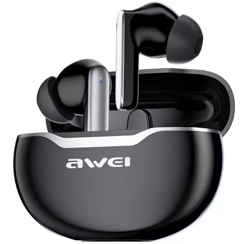 Awei Headphones Bluetooth 5.3 T50 Tws Charging Case /Black