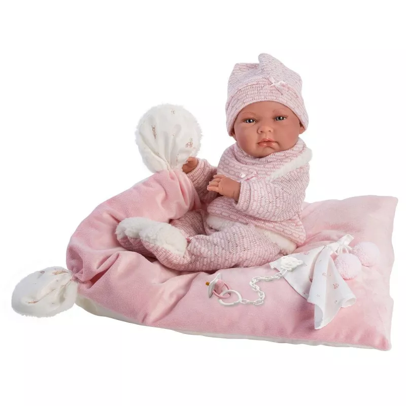 Llorens Nica 73860 Baby Doll on Blanket, 40 cm