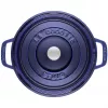 Cast iron cocotte Staub 26 cm round, dark blue