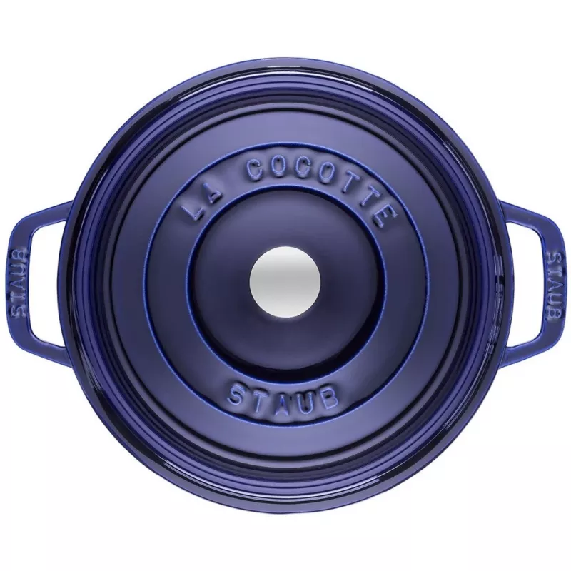Cast iron cocotte Staub 26 cm round, dark blue