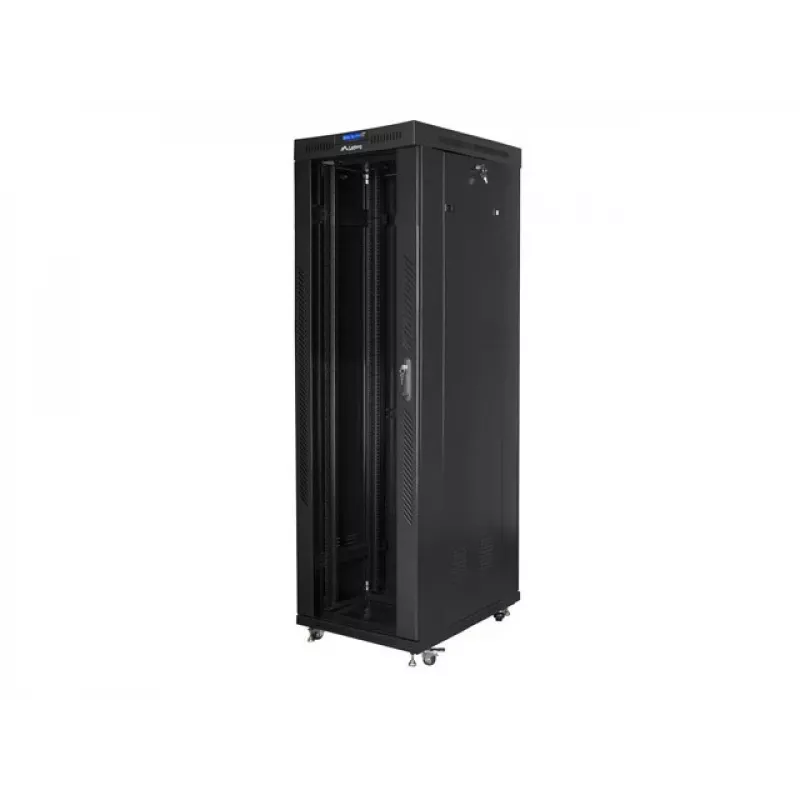 Lanberg FF01-6042-12BL rack cabinet 42U Freestanding rack Black