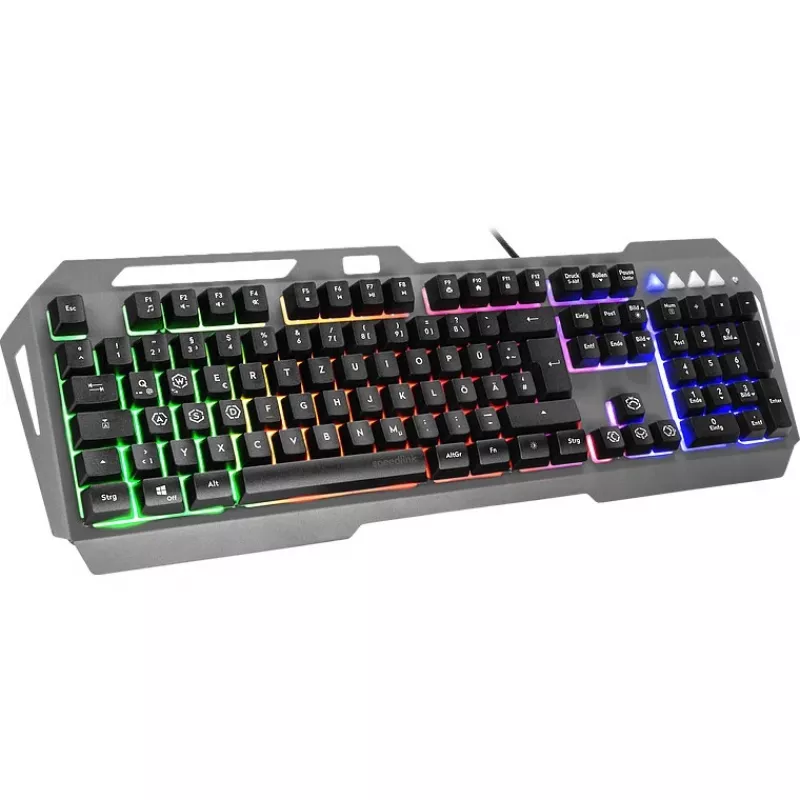 Speedlink Gaming Keyboard LUNERA. Metal Rainbow. black retail