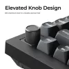 Mechanical Keyboard Keychron V1 Ultra 8K — 75% QWERTY, Bluetooth, Wired, RGB, Black