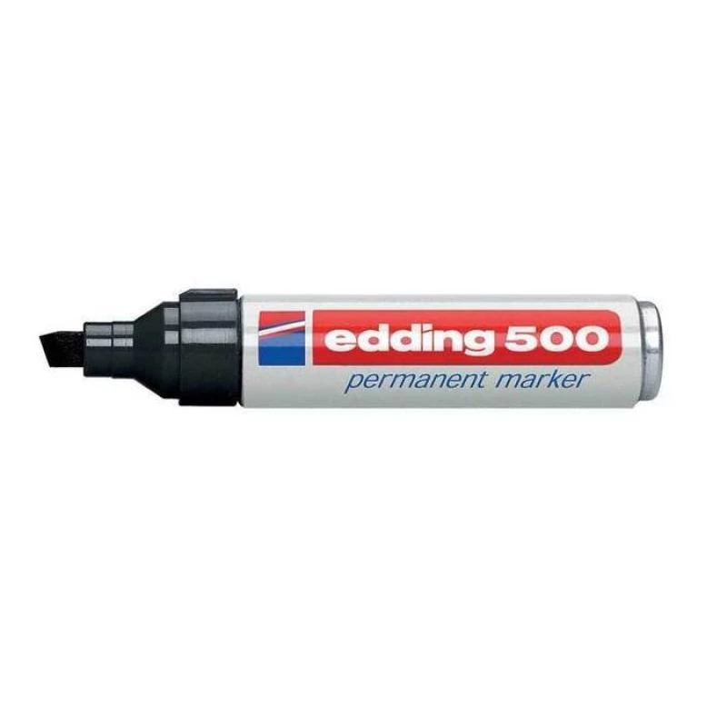 Permanent marker Edding 500 Black 10 pcs
