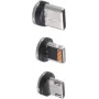 Wire Connector ShiverPeaks BS14-19003 USB Micro-B USB-C 8-Pin Black Silver