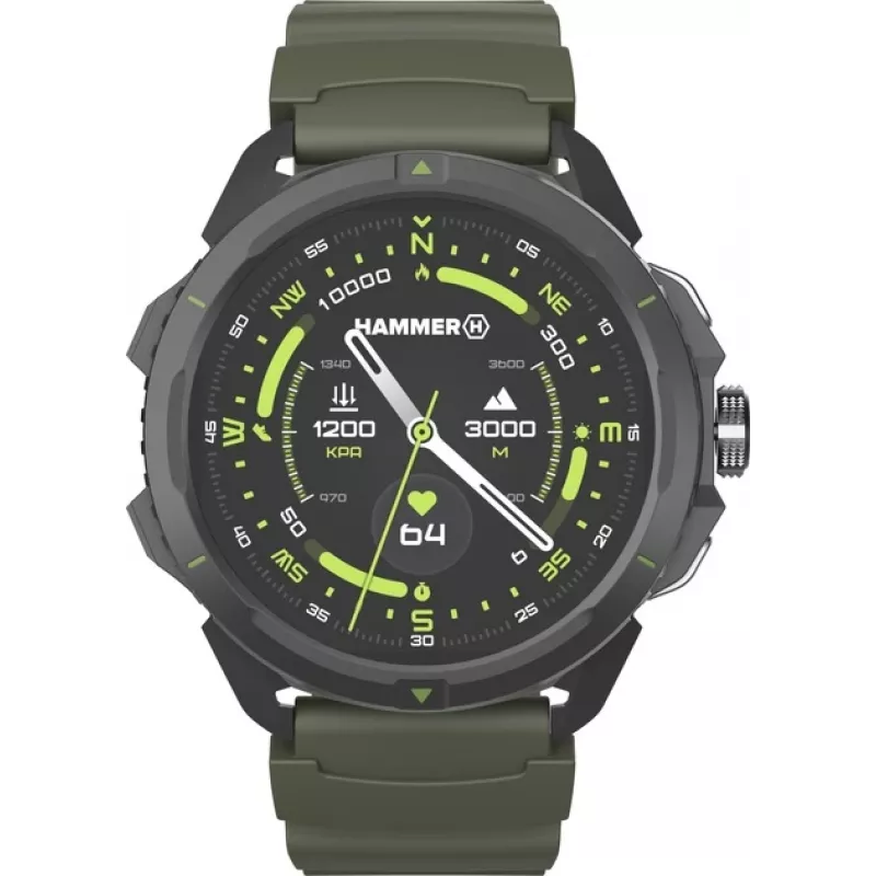 Hammer Watch 2 | Smart watch | AMOLED | 1.5” | Military Edition