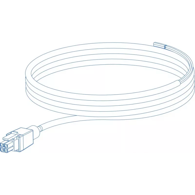 Power cable TELTONIKA PR2PL15B 1.5 m, 4-pin, 300 V, black
