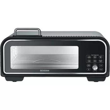 Pizza Maker Severin PG 8575 2000 W Black 1 Pizza Digital Timer