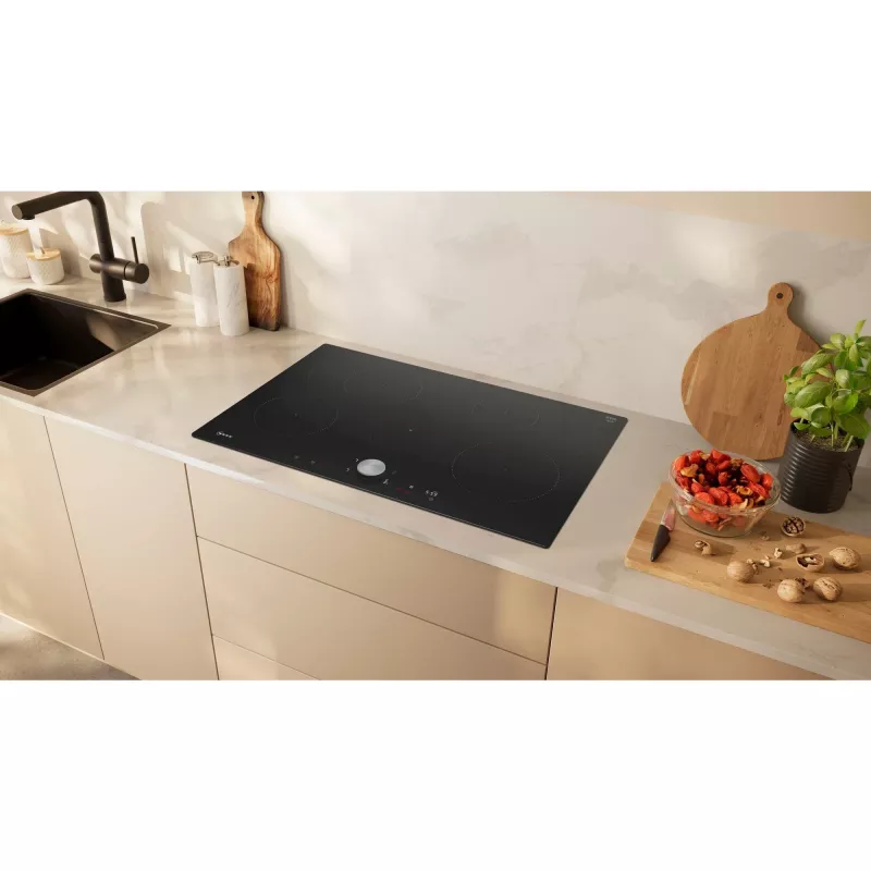 Neff N 90 Black Built-in 80 cm Zone induction hob 5 zone(s)