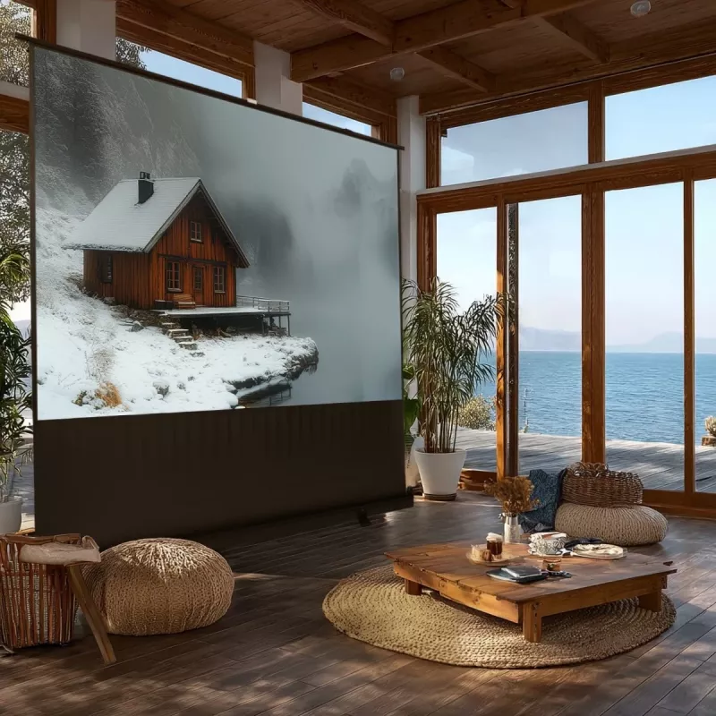 Portable projection screen MACLEAN MC-964 100-inch 16:9