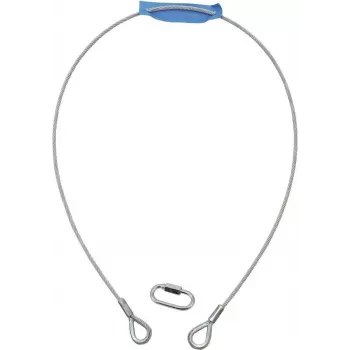 EUROLITE Safety Cable A 4x1000mm to 15kg Silver (58010320)