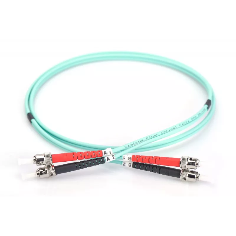 Fiber Optic Patch Cord Digitus OM3 ST/ST 2m