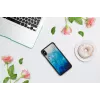 Phone case iKins for iPhone XS Max — blue lake black finish