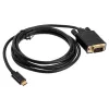 Cable gender changer USB Type-C VGA Akasa AK-CBCA17-18BK