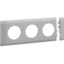 HAGER GB080307035 cover plate Triple-gang Socket Outlet halogen-free OT 80 light grey (GB080307035)