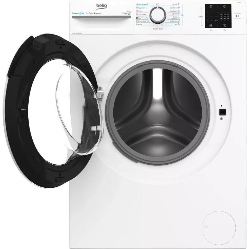BEKO Washing machine BM3WFSU37013WW, 7 kg, Energy class A, 49.6 cm, 1000 rpm, Inverter motor, Steam Cure