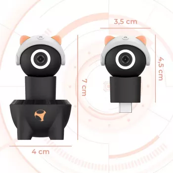 Subsonic Playcam 1080 2in1 HD Mini Camera For Nintendo Switch 2 Red