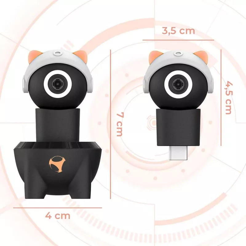 Subsonic Playcam 1080 2in1 HD Mini Camera For Nintendo Switch 2 Red