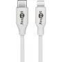 Charging and Sync Cable Goobay Lightning to USB-C 0.5m