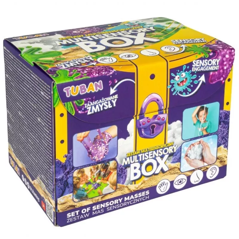 Sensory Set TUBAN TU3832 — assorted textures and colors for tactile development