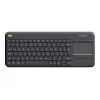 Logitech Wireless Touch Keyboard K400 Plus Mini QWERTZ Black