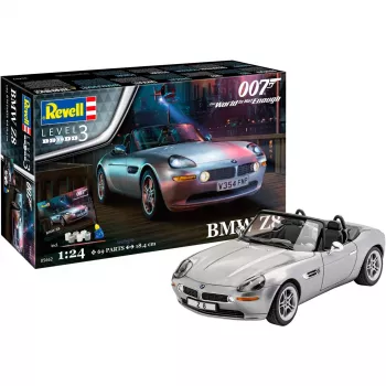 Scale model car REVELL BMW Z8 1:24 die-cast kit, assembled model for display