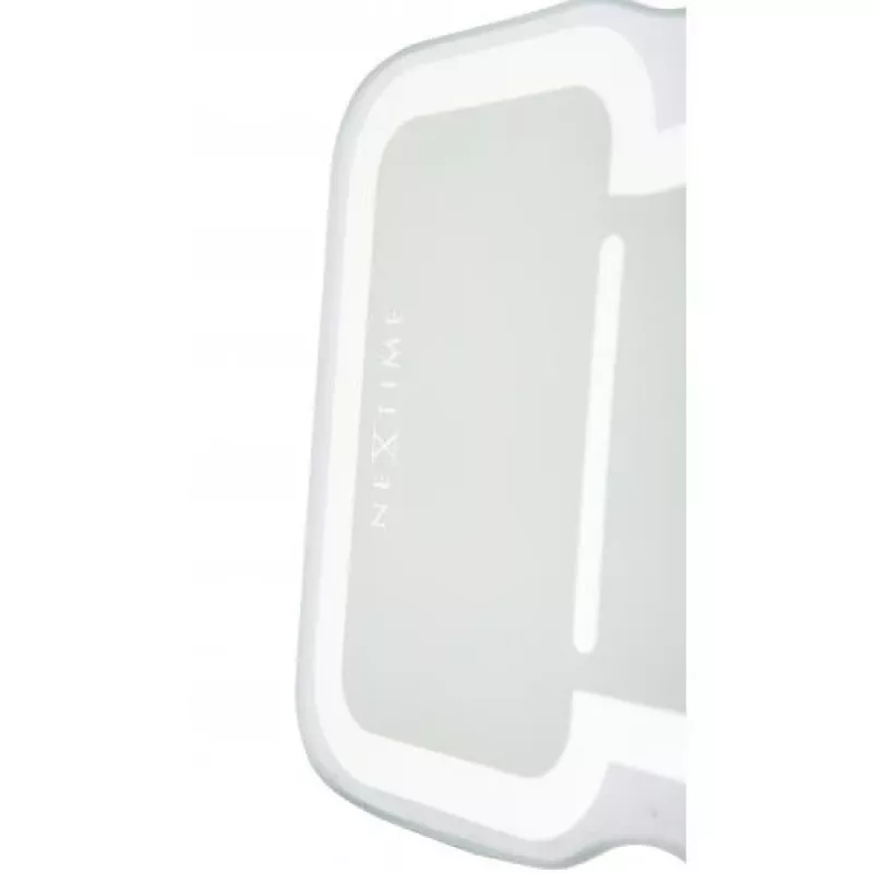 NeXtime klok 5185wi Mini Thumbs Up, 20.5x21 cm, Wall, White/ Silver