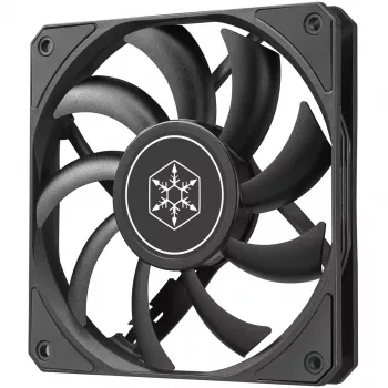 Case fan SILVERSTONE SST-AS120B 120mm black transparent, 3-pin