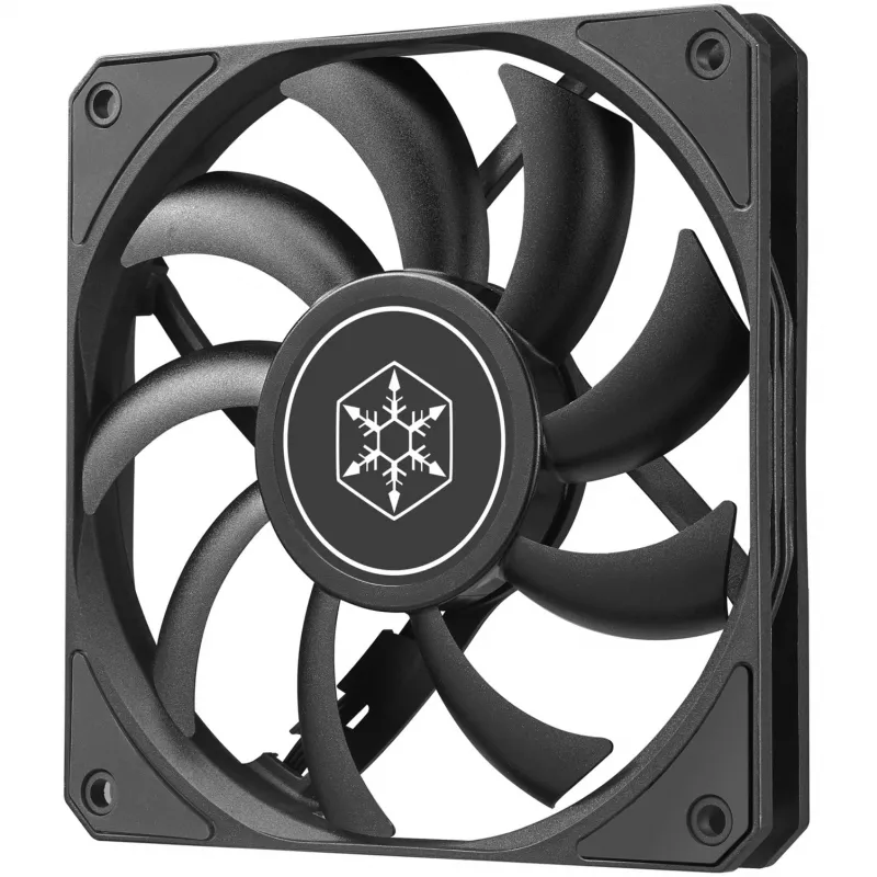 Case fan SILVERSTONE SST-AS120B 120mm black transparent, 3-pin