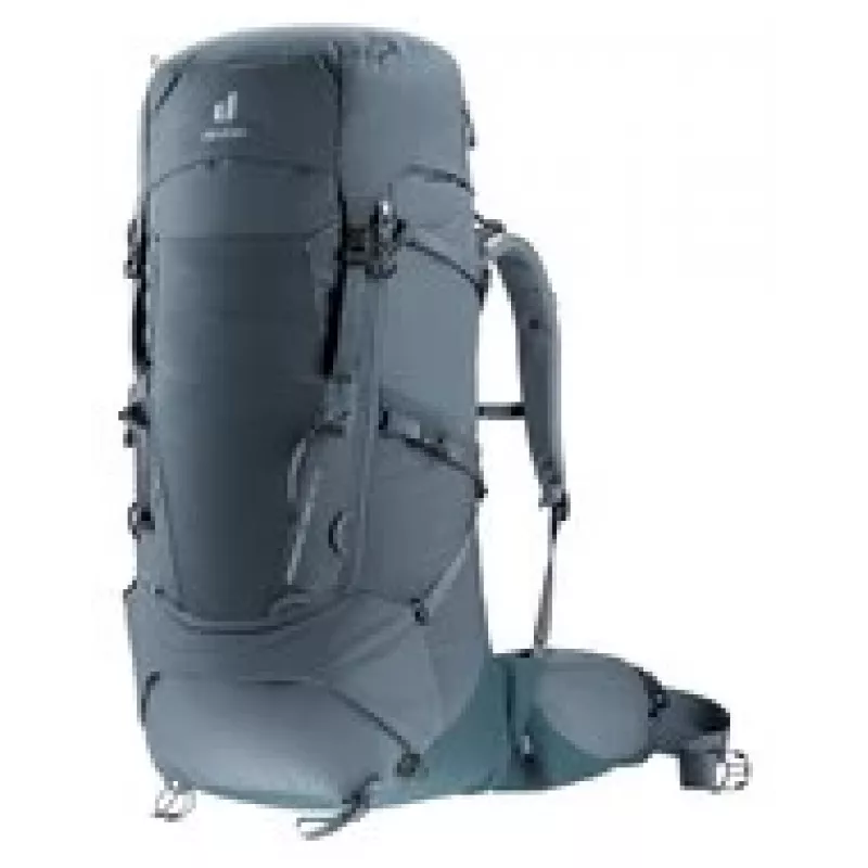 Backpack DEUTER Aircontact Core 50+10 graphite-shale — 50+10 L hiking pack, durable lightweight