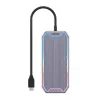 USB hub Unitek uHUB S7+ — wired USB 3.2 Gen 2 Type-C, 100 W PD, Gigabit Ethernet, 4K support, Space Grey
