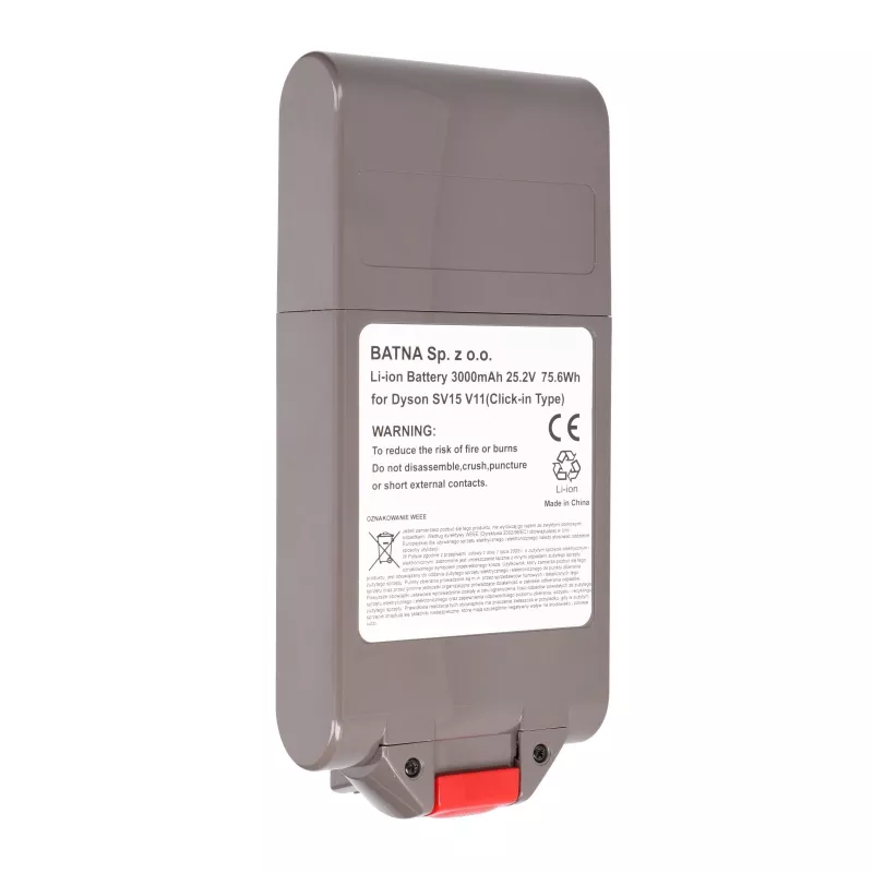 Replacement battery for Dyson V11 25.2V 3000mAh by Extralink