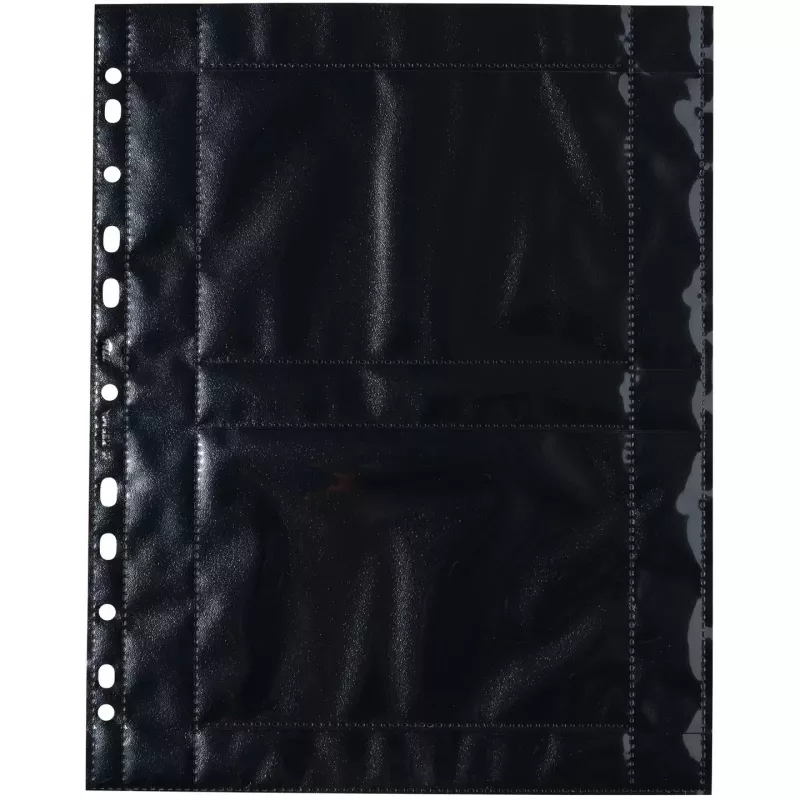 Photo pockets HERMA Fotophan 10x15 cm landscape black 10 pcs