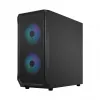 Fractal Design Focus 2 RGB Tempered Glass Mid Tower ATX PC Case - Black