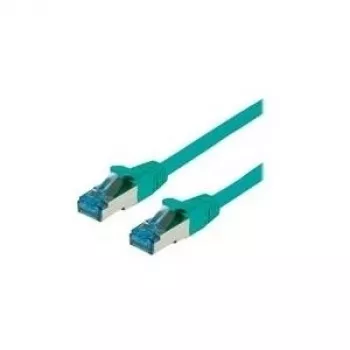VALUE - Patch-Cable - RJ-45 (M) to RJ-45 (M) - 1.5 m - SFTP, PiMF - CAT 6a - Halogen-Free, Moulded, Snagless, Stranded - Green (21.99.1993)