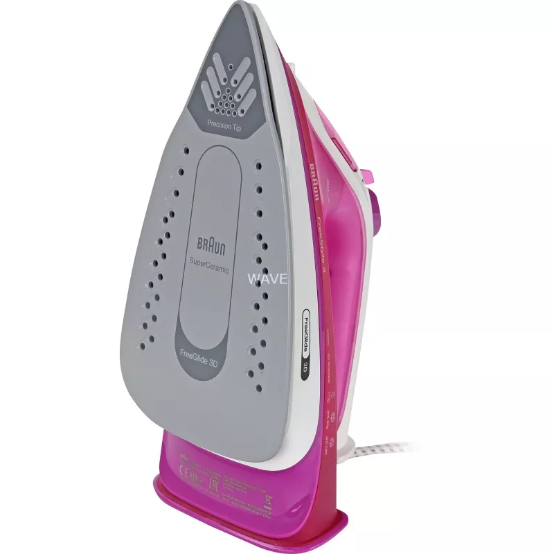Braun FreeStyle 3 FI 3124 Dry & Steam iron Ceramic soleplate 2400 W Purple
