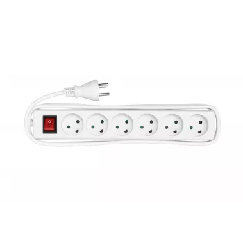 Microconnect MC-GRU0630DK power extension 3 m 6 AC outlet(s) Indoor White