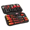 Ratchet Wrench Set Wiha 43025 1/4 inch, 21 pieces, sockets and accessories