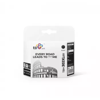 Ink Cartridge TB Print BH-302XLBR (Black) compatible with F6U68AE