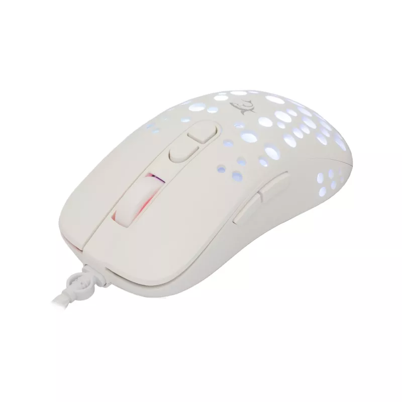 Mouse White Shark GM-9004 Tristan-2 White RGB USB