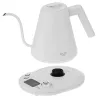 Metal kettle Adler AD 1349w 1.0 L long spout, stovetop kettle