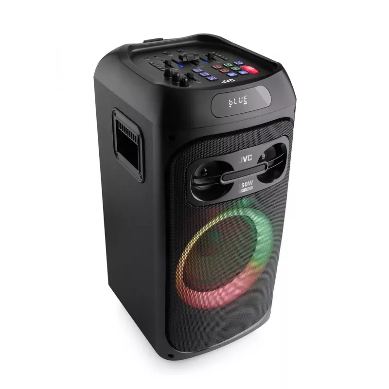 Party speaker JVC XS-EP514B — stereo portable speaker, 150W RMS, Bluetooth 5.0, TWS, 4000mAh battery, karaoke, FM, black