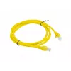 LPATCHCORD Cat.5E UTP 1.5M Yellow FLUKE PASSED LANBERG 10-PACK