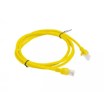 LPATCHCORD Cat.5E UTP 1.5M Yellow FLUKE PASSED LANBERG 10-PACK