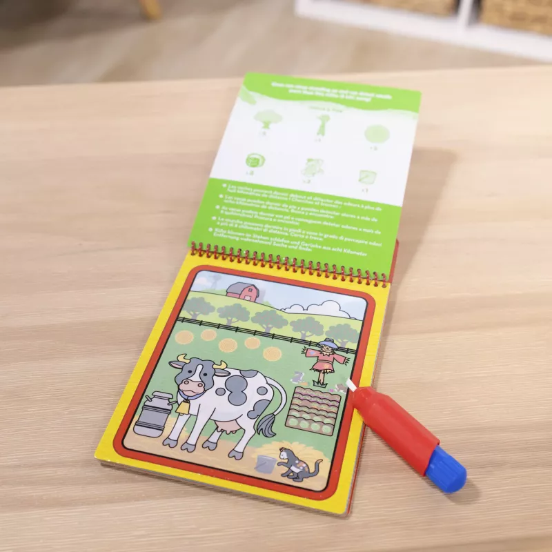 Water Wow Farm GML coloring pad — spinmaster travel water-reuse activity book