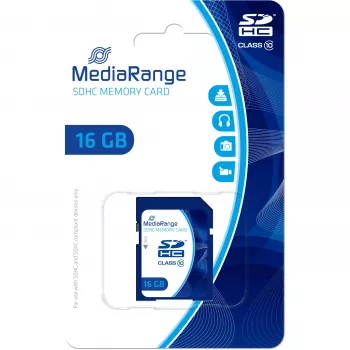 Memory Card MediaRange 16GB SDHC Class 10 MR963