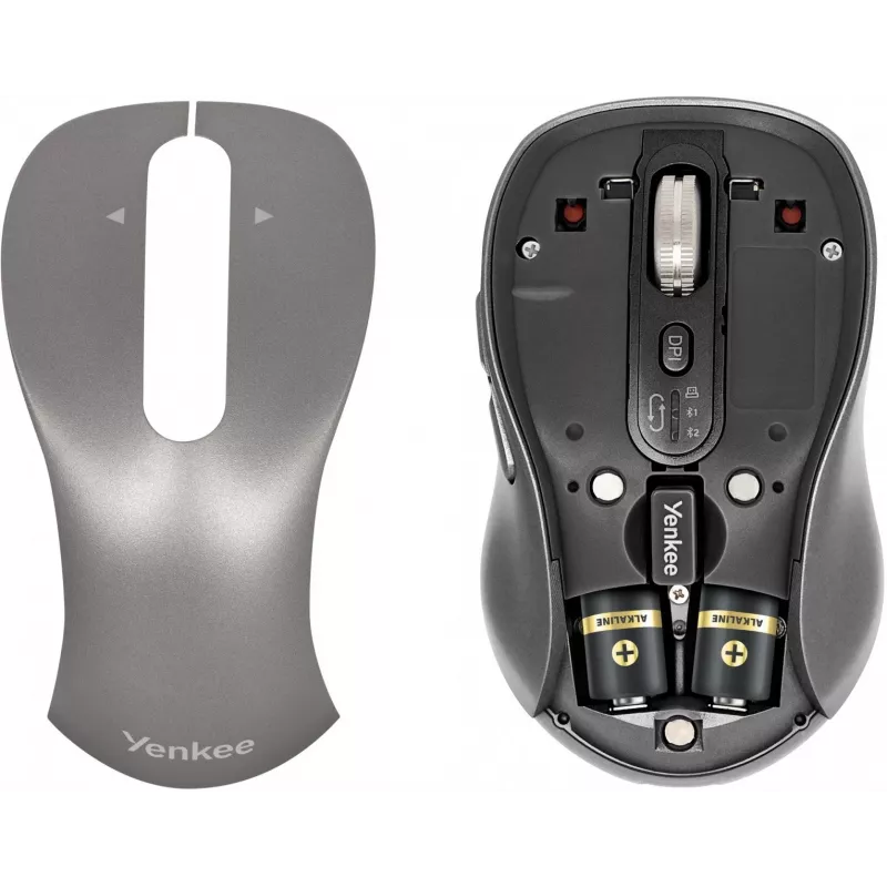 YENKEE YMS 2010SR GYRO Dual Wireless Mouse, Bluetooth + USB 2.4 GHz