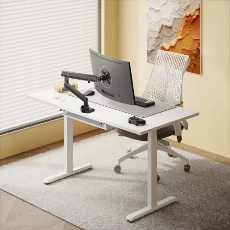 Adjustable Height Table Up Up Bjorn White, Table top L White