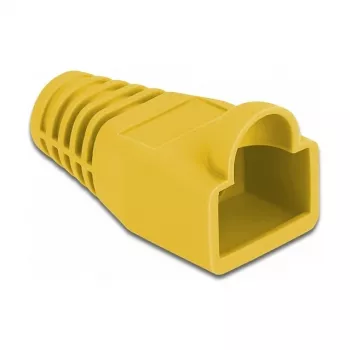 Strain relief for RJ45 plug DeLOCK 86723 yellow 20 pieces